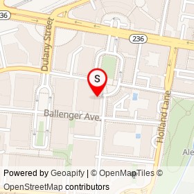 HSBC on John Carlyle Street, Alexandria Virginia - location map