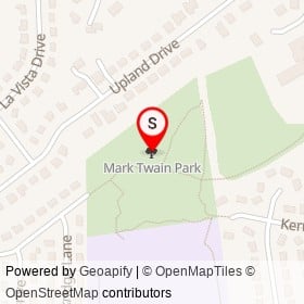 Mark Twain Park on , Rose Hill Virginia - location map