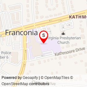 No Name Provided on Kathmoore Drive, Franconia Virginia - location map