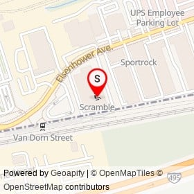 Scramble on Eisenhower Avenue, Alexandria Virginia - location map