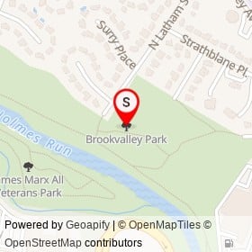 Brookvalley Park on , Alexandria Virginia - location map