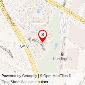 home condo on Wagon Drive, Huntington Virginia - location map