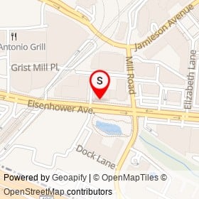Uptown Dry Cleaners on Eisenhower Avenue, Alexandria Virginia - location map