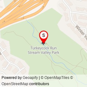 Turkeycock Run Stream Valley Park on , Springfield Virginia - location map