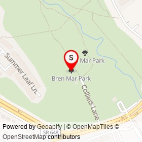 Bren Mar Park on , Springfield Virginia - location map