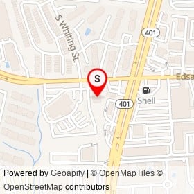 NTB on Edsall Road, Alexandria Virginia - location map