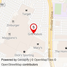 Thai Max on Frontier Drive, Springfield Virginia - location map