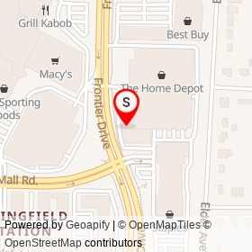 Z Pizza on Frontier Drive, Springfield Virginia - location map