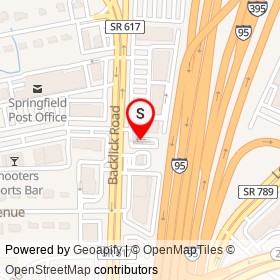 Jiffy Lube on Backlick Road, Springfield Virginia - location map