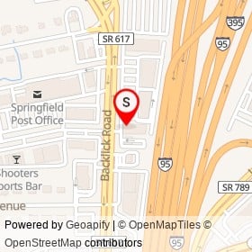7-Eleven on Backlick Road, Springfield Virginia - location map