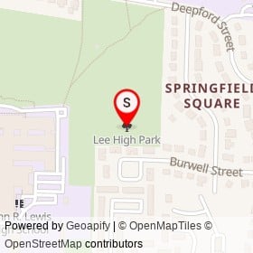 Lee High Park on , Springfield Virginia - location map