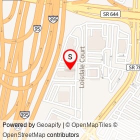Comfort Inn on Loisdale Court, Springfield Virginia - location map
