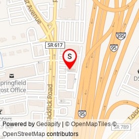 Advance Auto Parts on Backlick Road, Springfield Virginia - location map