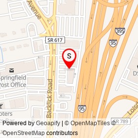 Chick-fil-A on Backlick Road, Springfield Virginia - location map