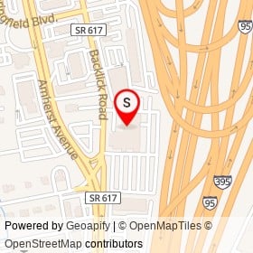 Sheehy VW Springfield on Backlick Road, Springfield Virginia - location map