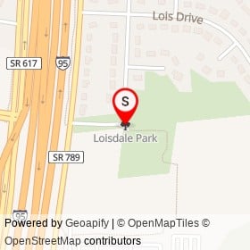 Loisdale Park on , Springfield Virginia - location map